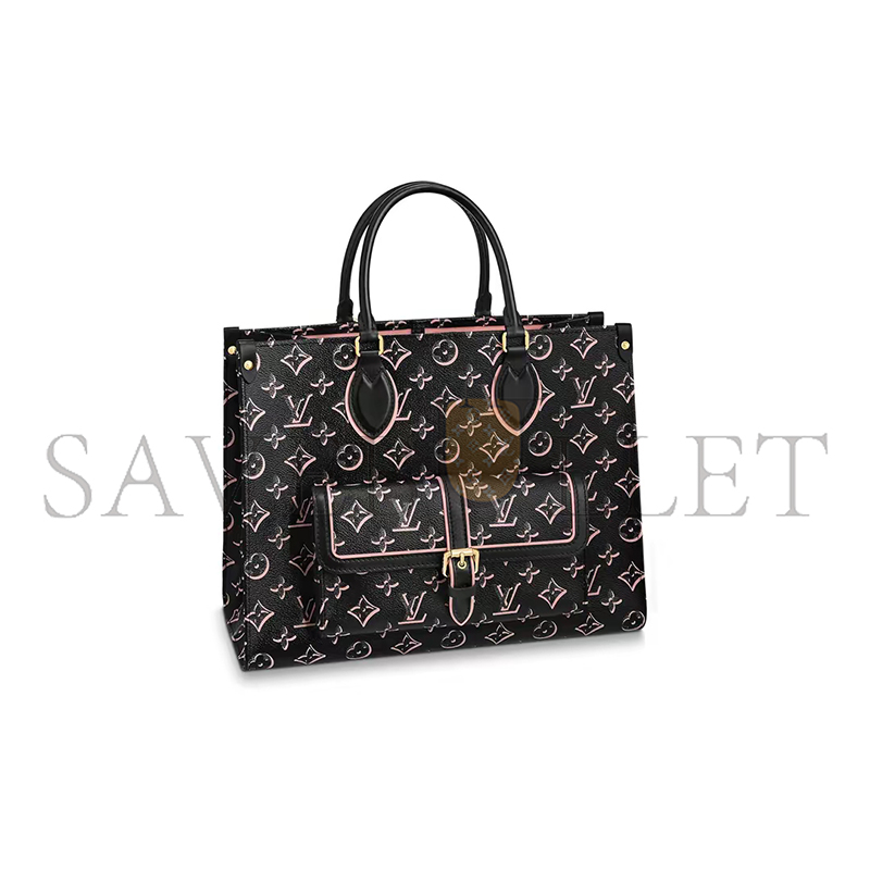 l**is V*t*n onthego mmmonogram canvas black m46154 (34*26*13cm)